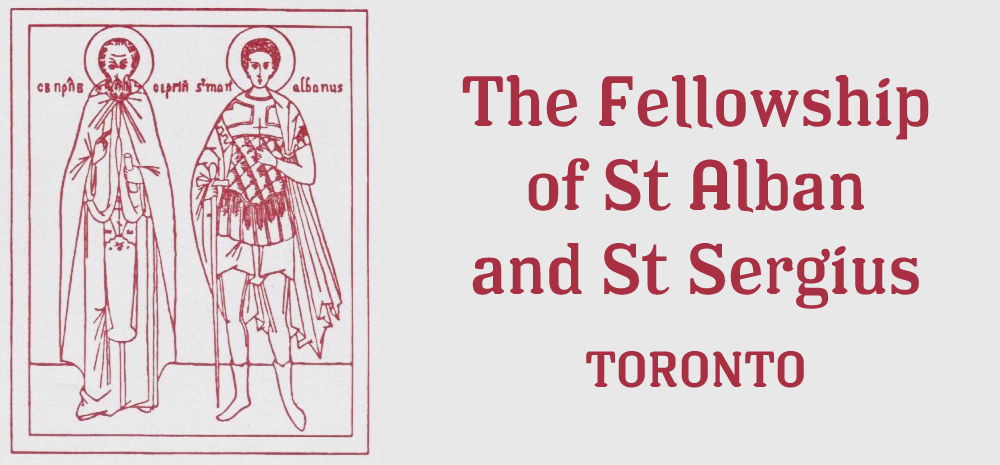 The Fellowship of St Alban and St Sergius - Toronto